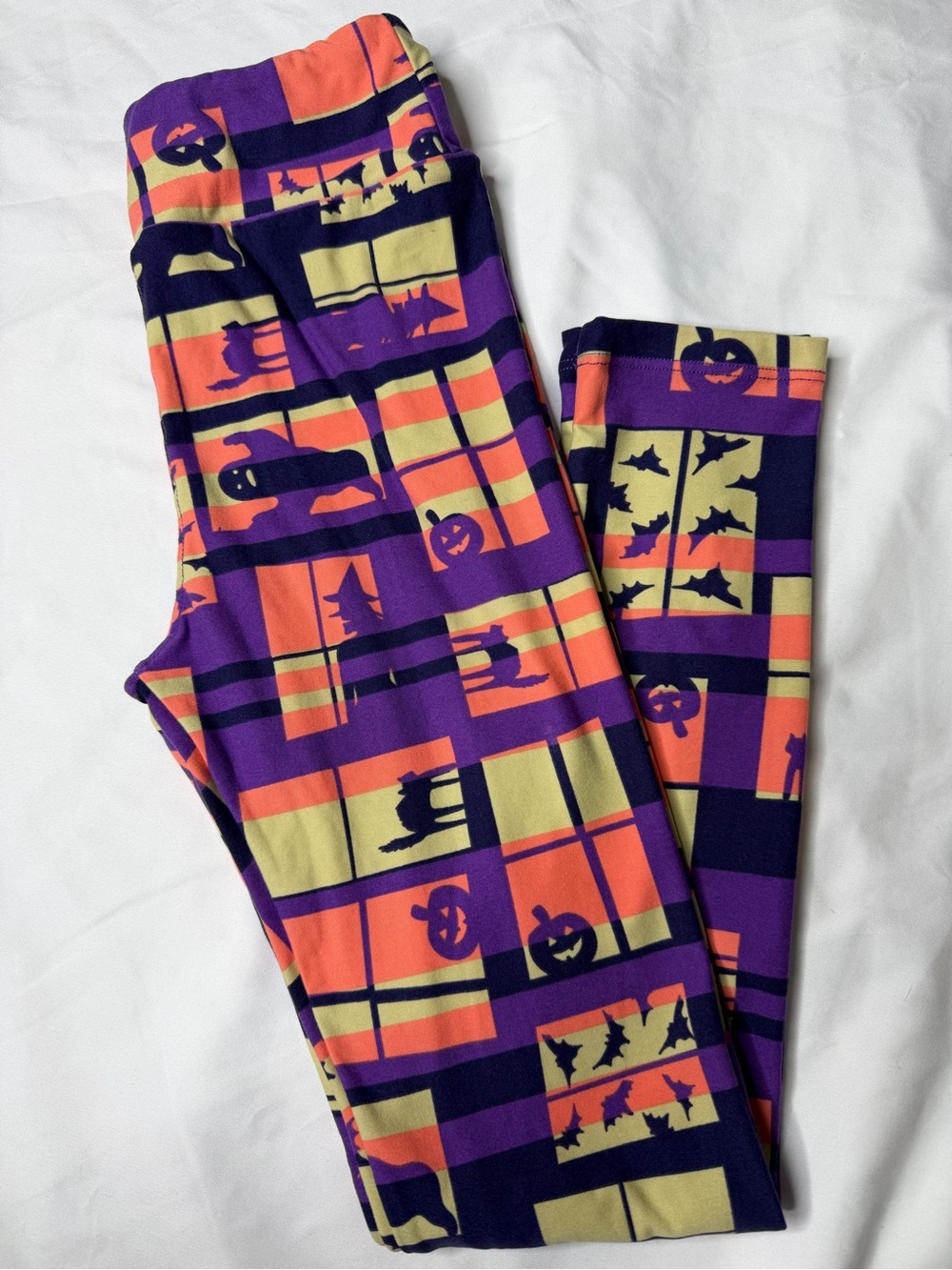 LuLaRoe Tween Halloween Leggings fits size 00-0